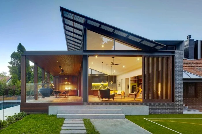 Desain rooftop minimalis modern untuk rumah mungil