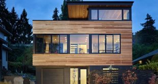 Inspirasi desain rumah minimalis kayu unik modern