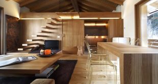 Ide desain interior rumah minimalis kayu yang unik